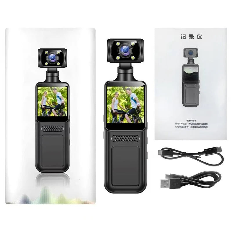 1080p Portable Body Camera with 2-Inch Screen