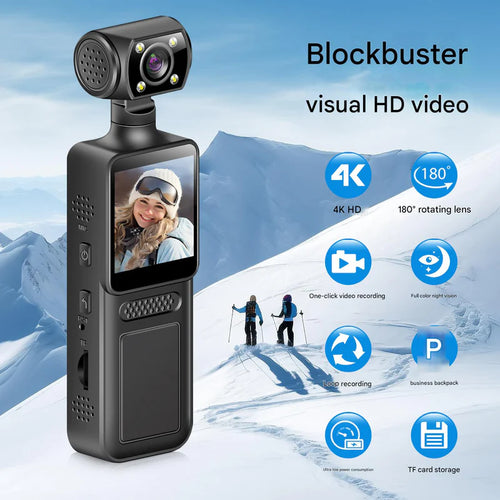 1080p Portable Body Camera with 2-Inch Screen